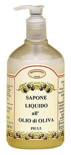 Sapone Liquido all' olio di Oliva